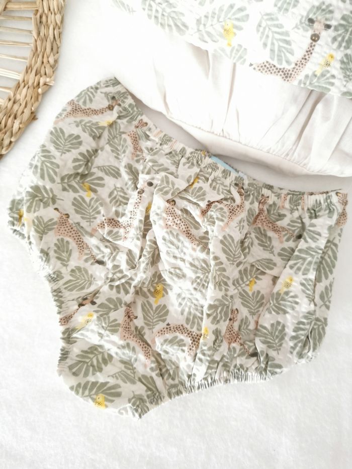 Robe d'été et bloomer savane Obaïbi 6 Mois - photo numéro 3