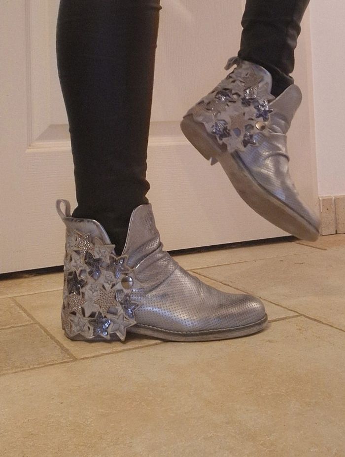 Bottines en cuir étoile Métisse - photo numéro 14
