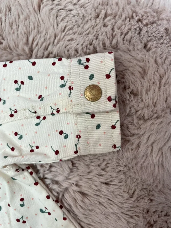 Veste en jean cerises🍒 - photo numéro 6