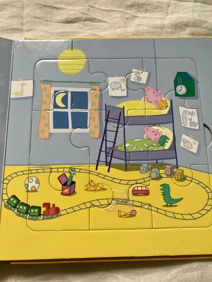 Livre enfant – Peppa Pig : Mon petit livre puzzle (5 histoires + puzzles) - photo numéro 12