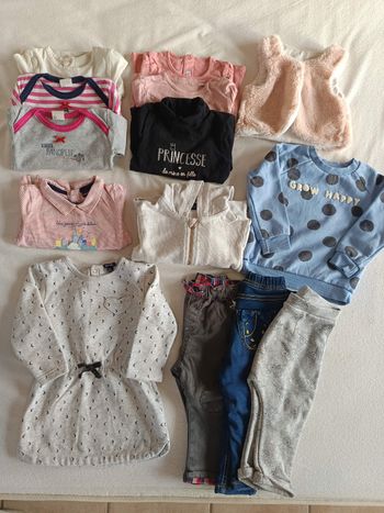 Lot 18 mois fille