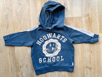 Sweat bleu/gris Harry Potter, taille 92 cm