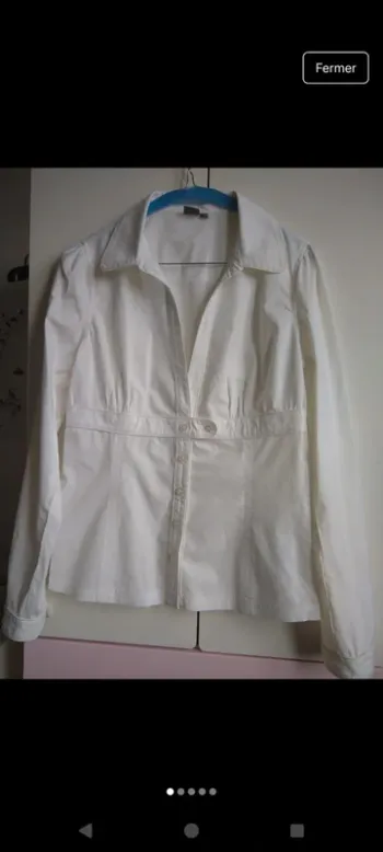 Chemise courte