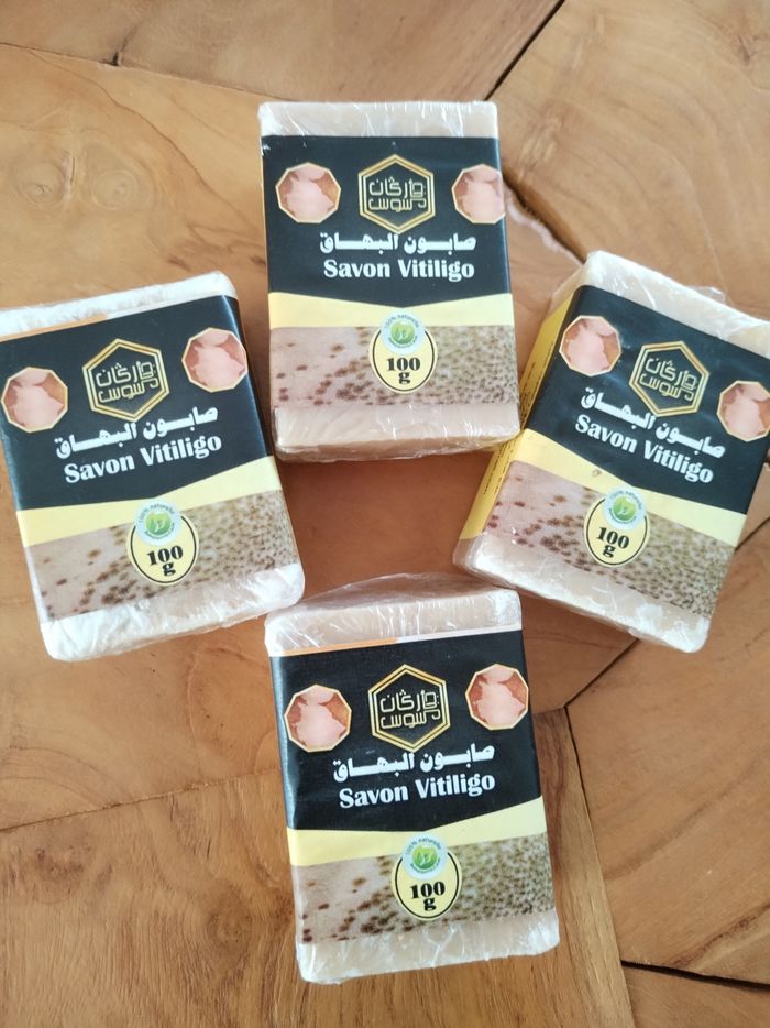 Lot 4 savons végétales VITILIGO