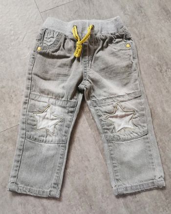 Pantalon jean gris bébé garçon 12 mois