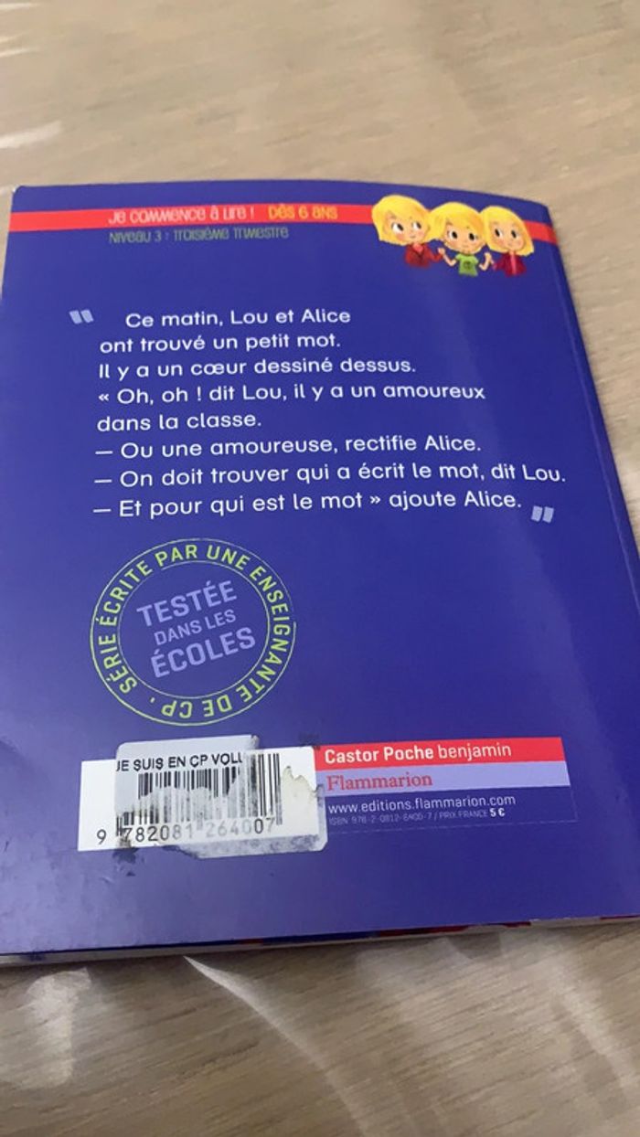 Je suis en cp niveau 3 les amoureux - photo numéro 5