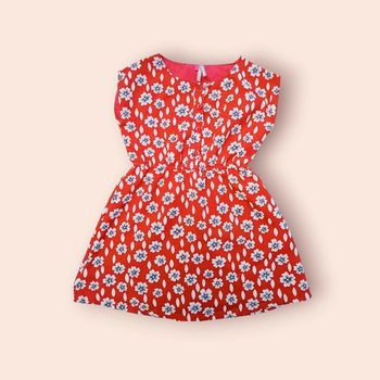 🔸Robe à fleurs Sans Manches Fille - 3 ans Orchestra🔸