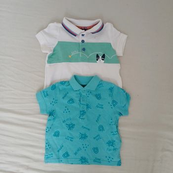 Lot 2 polos été 6m