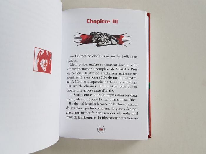 Livre Star Wars La Biographie de Dark Maul La Bibliothèque Verte 4 - photo numéro 3