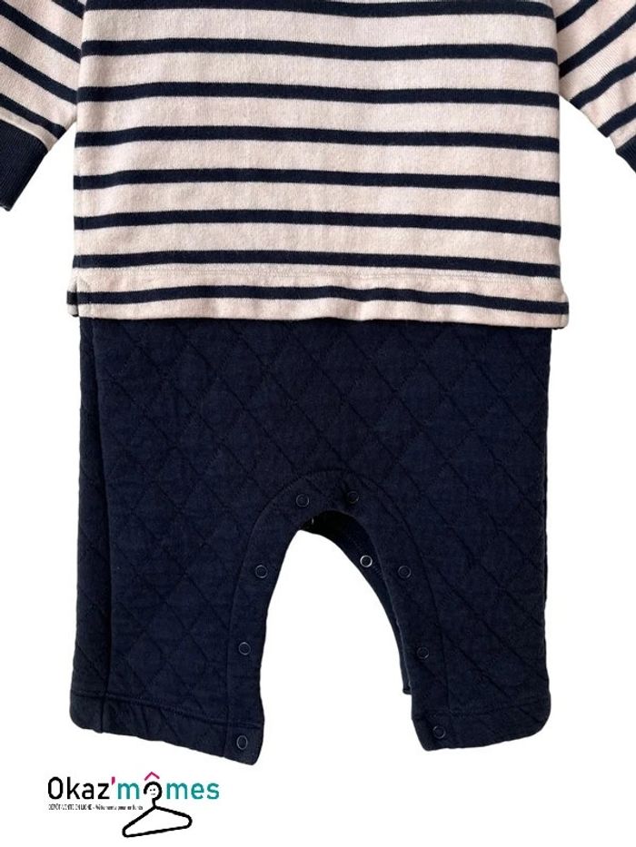 Combinaison longue effet 2 en 1 Petit Bateau - 6 mois (67cm) - photo numéro 4