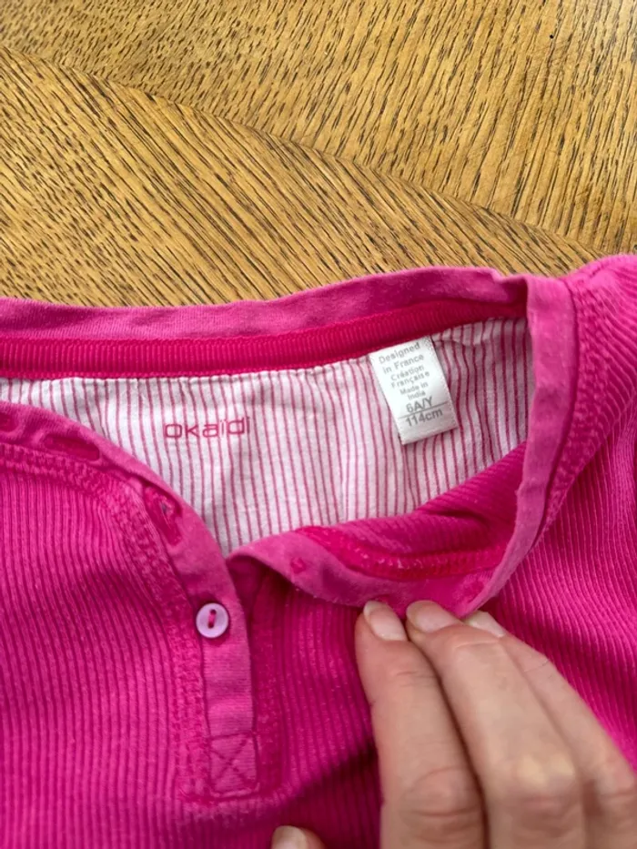 Lot de 3 hauts top tee shirt blouse 6 ans - photo numéro 10