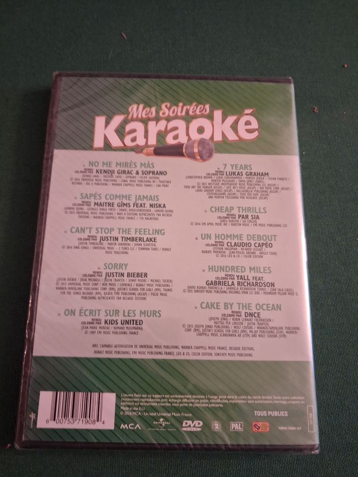 Dvd mes soirées karaoke - photo numéro 2