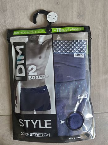 2 Boxers DIM Taille XL.