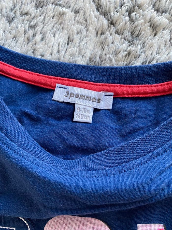 Teeshirt San Francisco 3 pommes - taille 9/10 ans - photo numéro 3