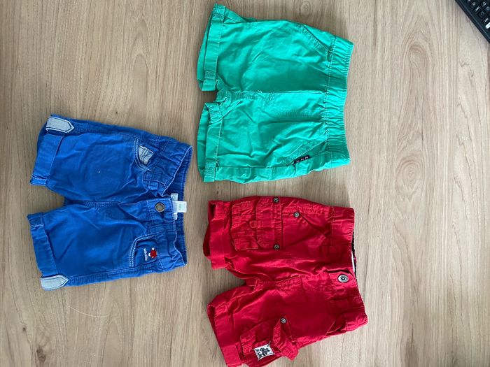 Lot 3 shorts bébé garçon 3 mois