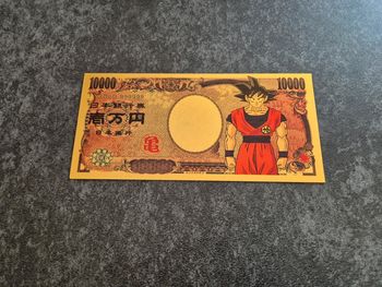 Billet OR à collectionner Dragon Ball Z
