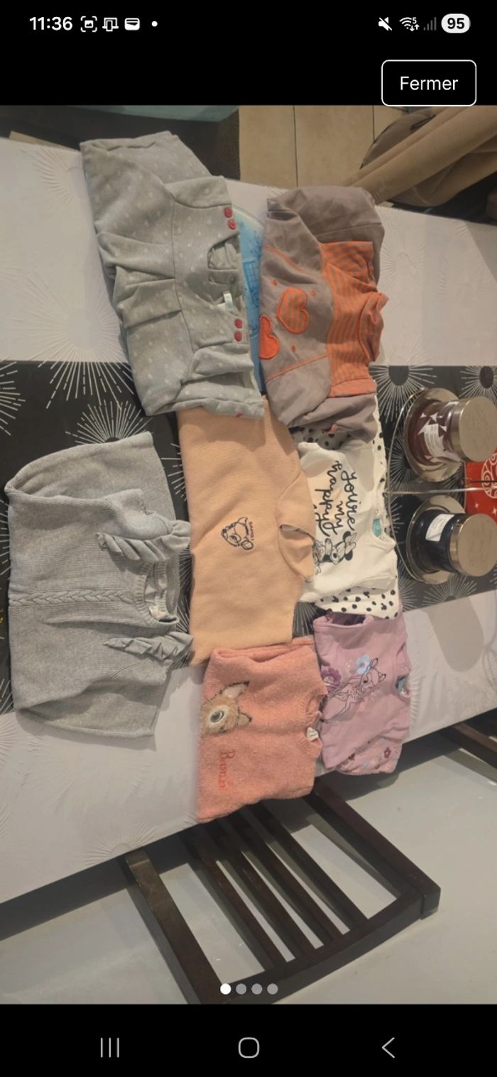 Lot vêtements fille 12 mois - photo numéro 5