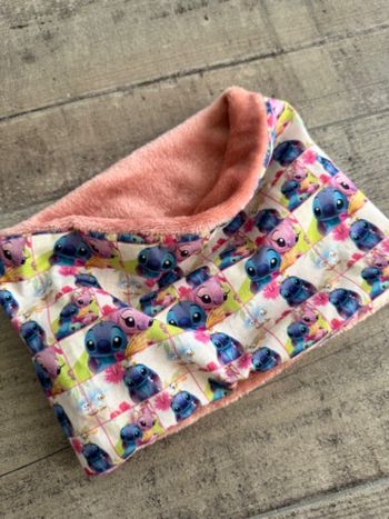 snood cache cou enfant Lilo et Stich Disney