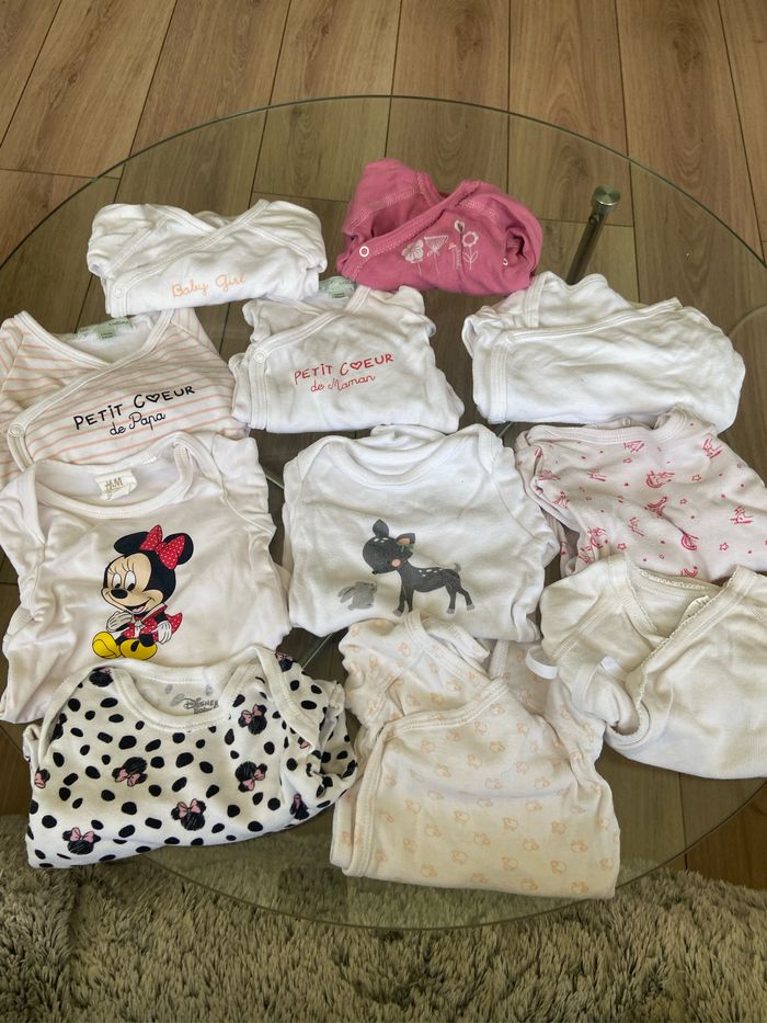 Bodys taille 1 mois