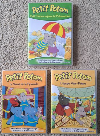 💿 Lot de 3 DVD Les Aventures de Petit Potam