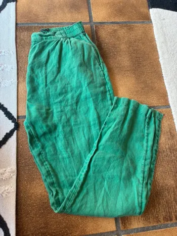 Pantalon lin Monoprix
