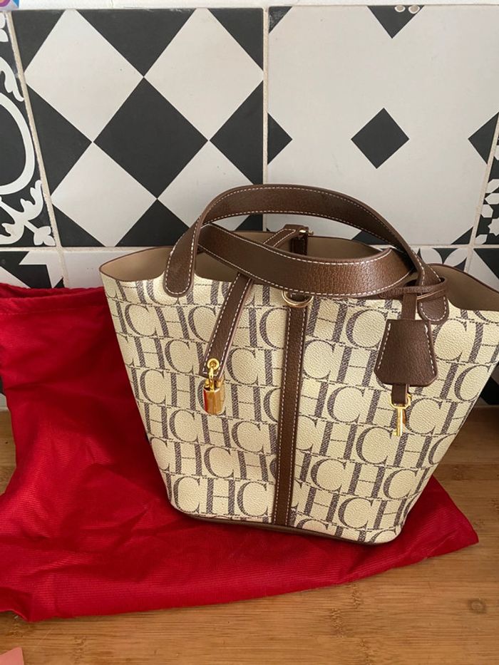 Sac à main jacquard lettres avec cadenas