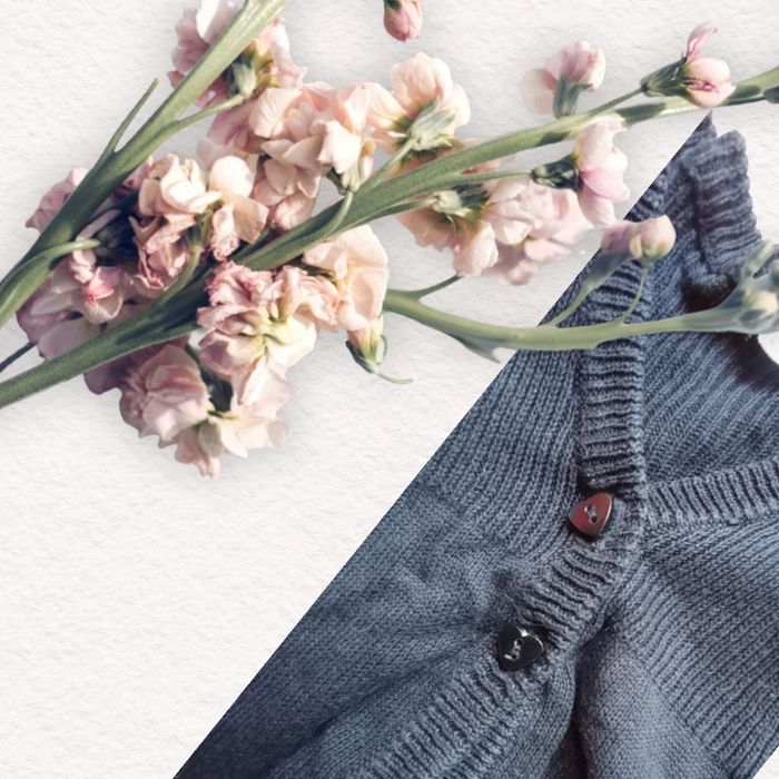 Gilet bleu marine bébé fille taille 6 mois - photo numéro 5