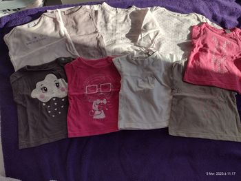 Lot t-shirts manches longues