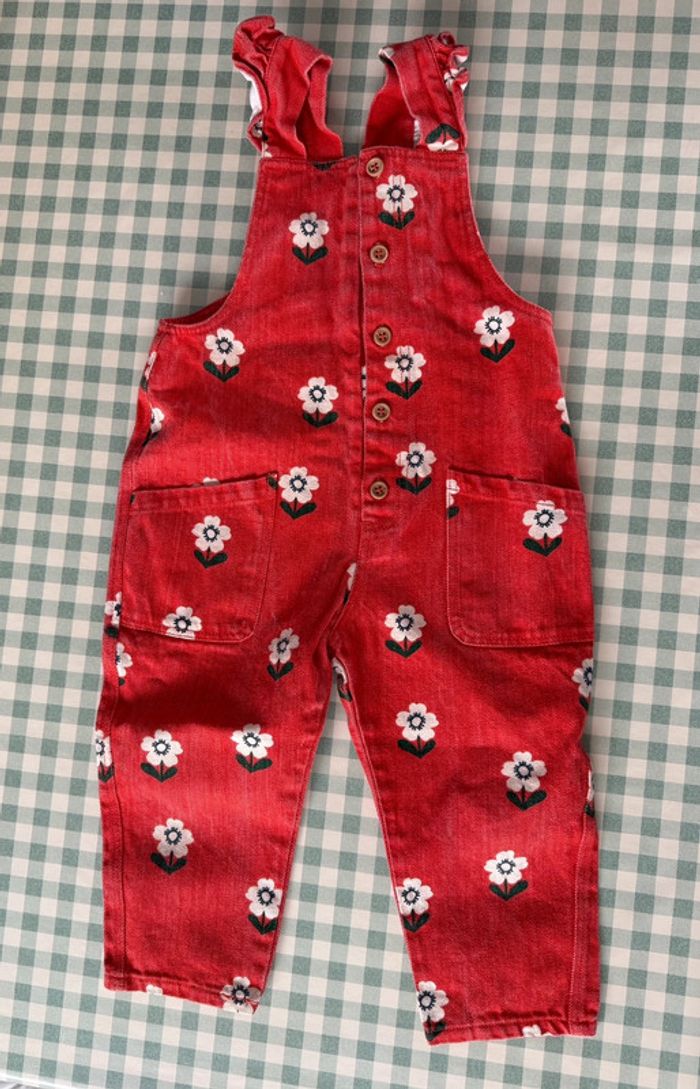 Ensemble salopette et 2 t-shirt manches longues Bout’chou 24 mois - photo numéro 8