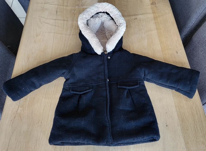 Veste bleu marine doublé chaude TAO