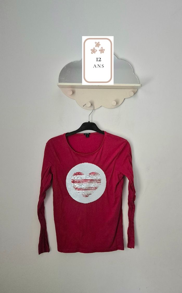 Tee-shirt à sequins * Kiabi * - photo numéro 4