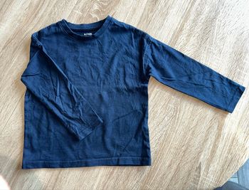 Pull fin bleu marine