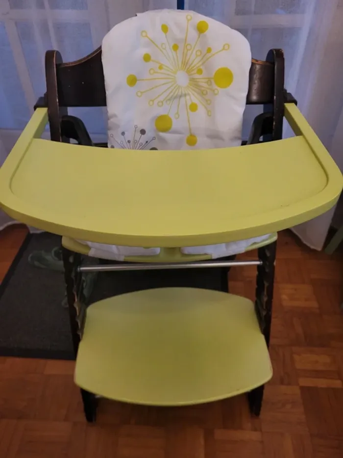 Chaise haute évolutive