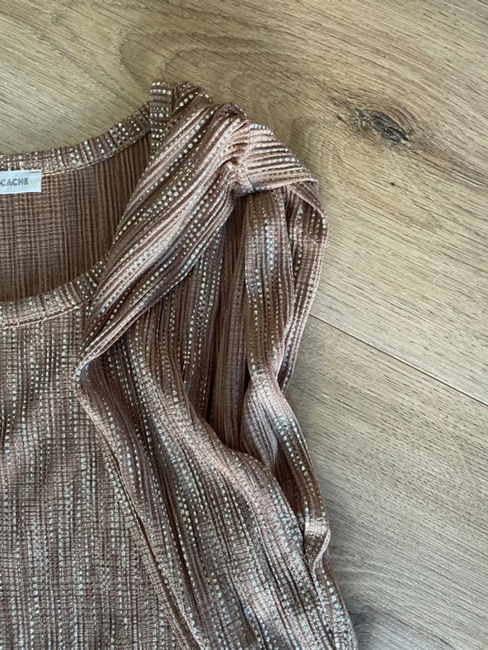 T shirt sans manches dorés - photo numéro 4