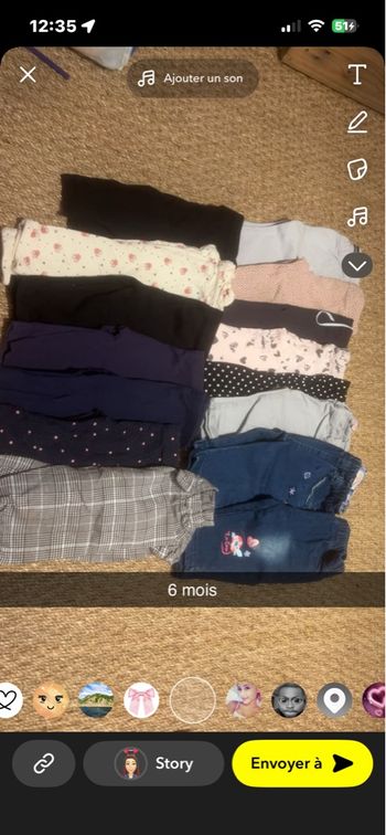 pantalon 6 mois fille