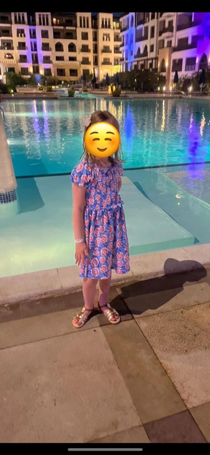 Robe légère gaz de coton 6 ans - photo numéro 4