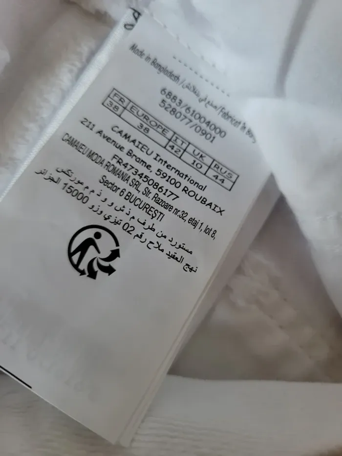 Short blanc femme - photo numéro 5
