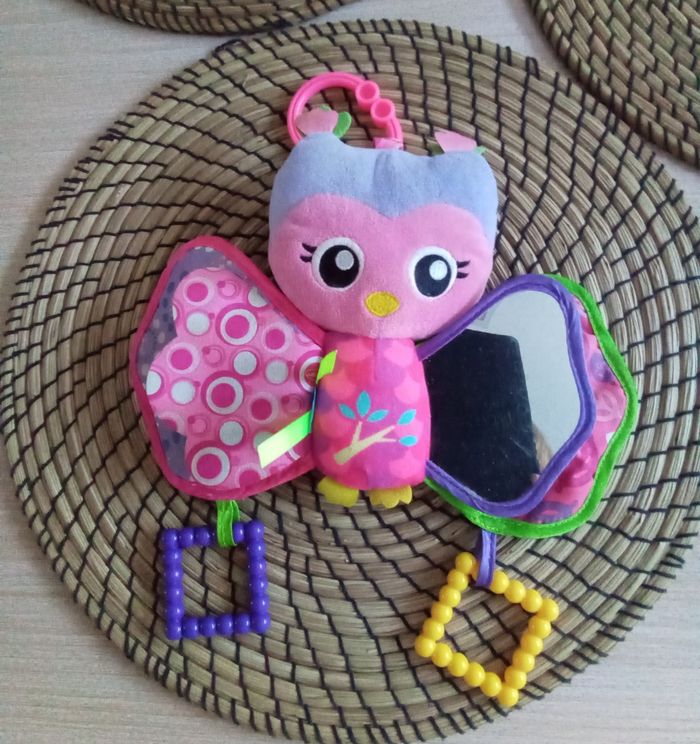 Lot papillon d'activités à accrocher et grelot Sophie la girafe 1er âge - photo numéro 3