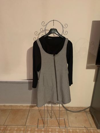 Robe à carreaux et haut