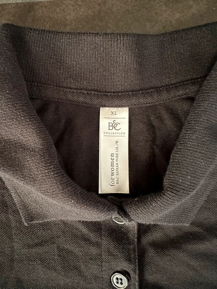 Polo femme noir XL - photo numéro 5