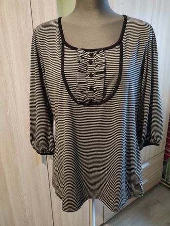 Blouse manches 3/4 taille 46 /48