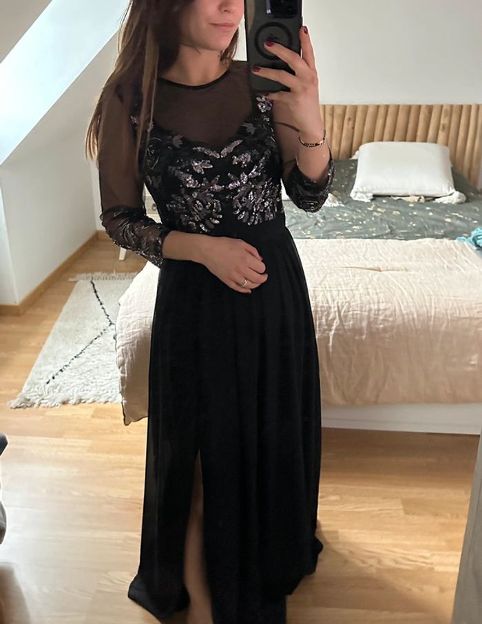 Robe asos longue à sequins 🖤 - photo numéro 4