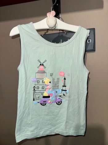 T-shirt sans manche fille 6 ans