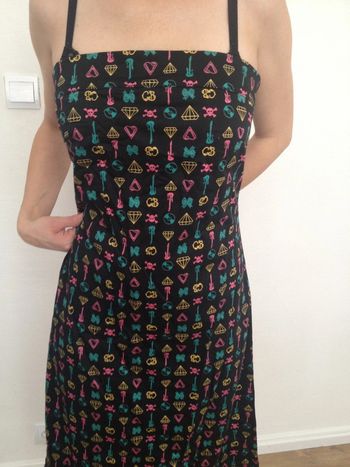 Robe rockabily bustier longue