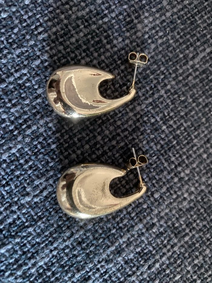 Jolies boucles d'oreilles dorées - photo numéro 9