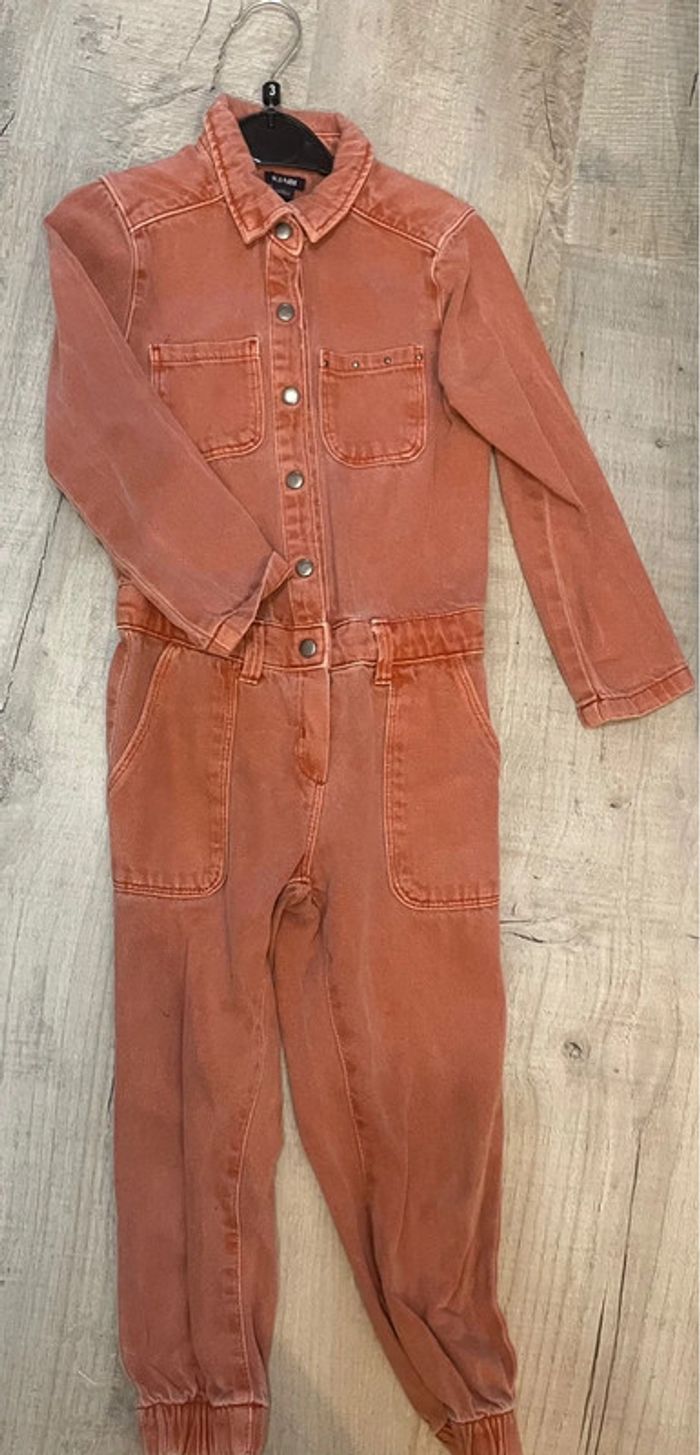 Combinaison jeans rouille 5 ans