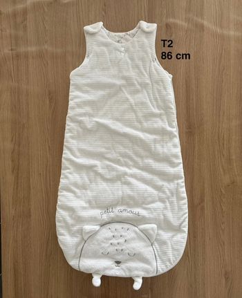 Gigoteuse Sergent Major blanche 86cm