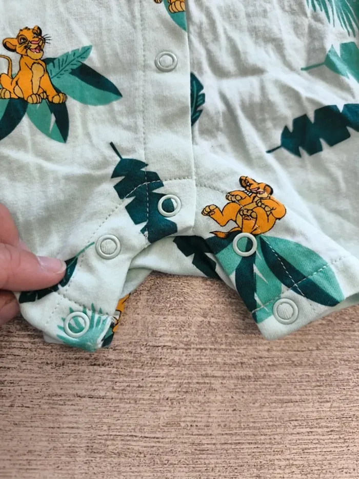 Combishort garçon 6 mois Disney Simba - photo numéro 4