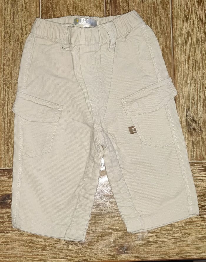 Pantalon velours beige
