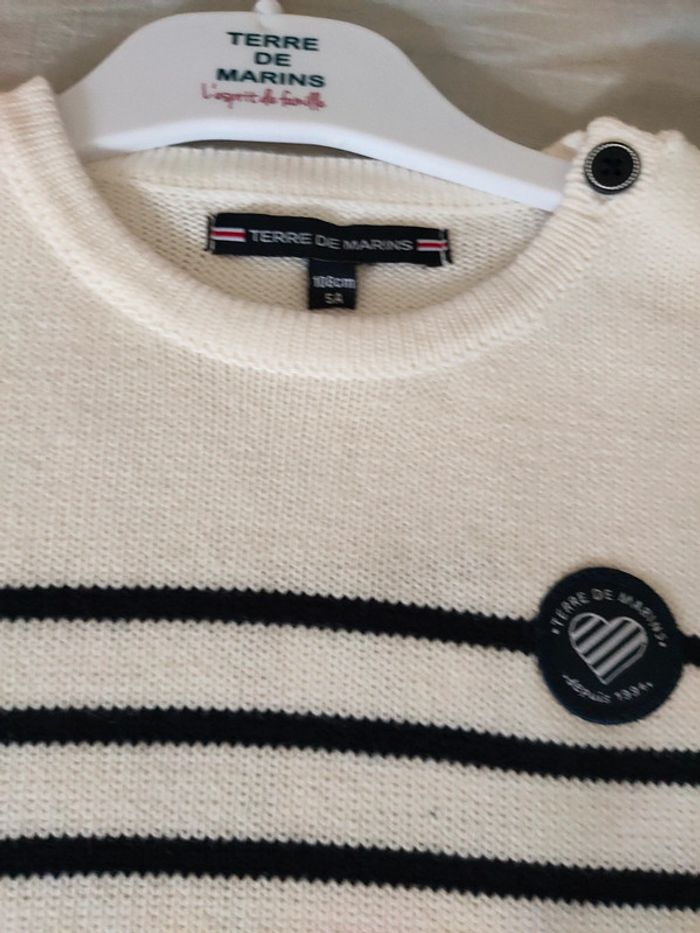 Pull marin enfant EF en H22 Terres des Marins 5 ans - photo numéro 3